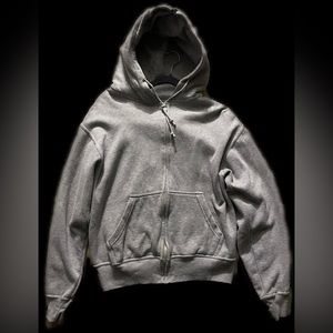 Light Grey Zip Up Hoodie